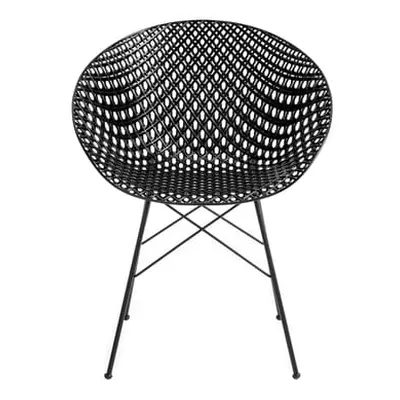 Kartell - Fauteuil Smatrik - Noir - Polycarbonate - Designer Tokujin Yoshioka