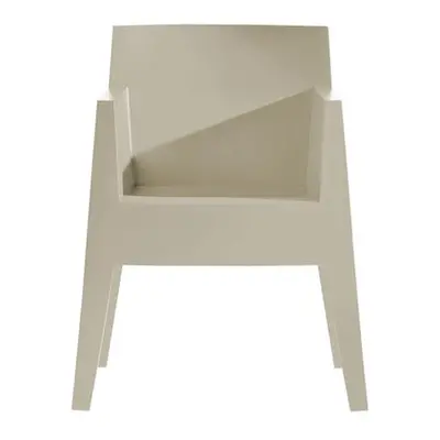 Driade - Fauteuil empilable Toy - Gris - Polypropylène - Designer Philippe Starck