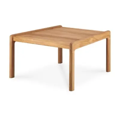 Ethnicraft - Table d'appoint Jack - Bois naturel - Teck massif - Designer Jacques Deneef