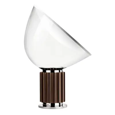 Flos - Lampe de table Taccia - Marron - Verre soufflé bouche - Designer Pier Giacomo Castiglioni