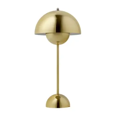 &tradition - Lampe de table FlowerPot - Métal - Acier plaqué laiton - Designer Verner Panton