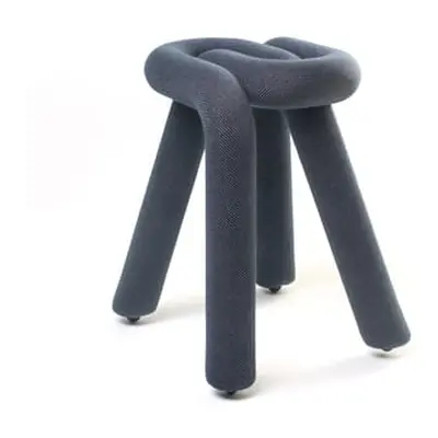 Moustache - Tabouret rembourré Bold - Bleu - Mousse - Designer Big Game