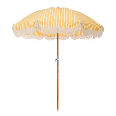 BUSINESS & PLEASURE - Parasol Parasol - Jaune - Bois lamellé-collé de récupération