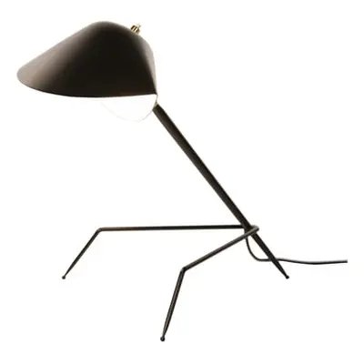 Serge Mouille - Lampe de table - Noir - Métal laqué - Designer Serge Mouille