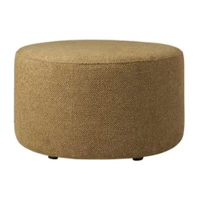 Ethnicraft - Pouf Barrow - Jaune - Mousse haute densité - Designer Jacques Deneef