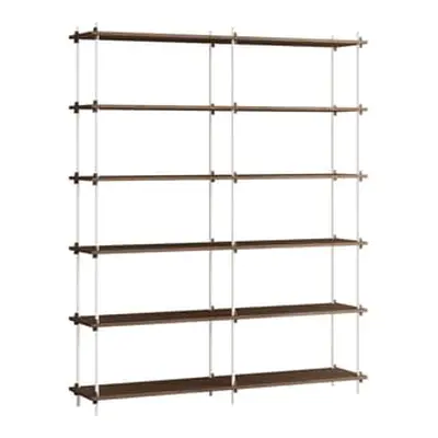 MOEBE - Etagère Shelving System - Marron - MDF placage chêne