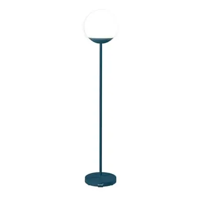 Fermob - Lampadaire d'extérieur sans fil Mooon - Bleu - Polyéthylène - Designer Tristan Lohner