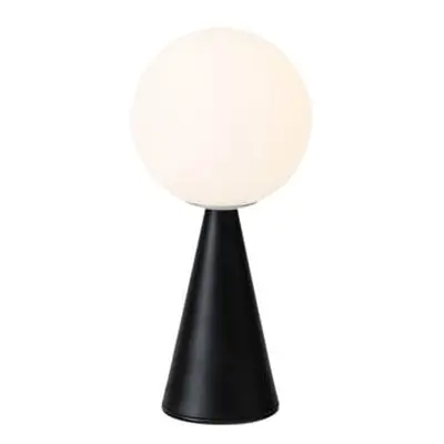 Fontana Arte - Lampe de table Bilia - Noir - Verre soufflé satiné - Designer Gio Ponti