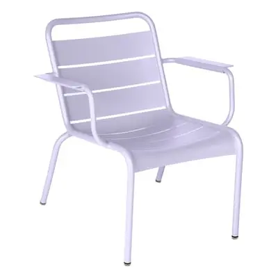 Fermob - Fauteuil lounge Luxembourg - Violet - Aluminium - Designer Frédéric Sofia