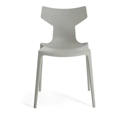 Kartell - Chaise empilable Re-Chair - Gris - Technopolymère thermoplastique recyclé - Designer A