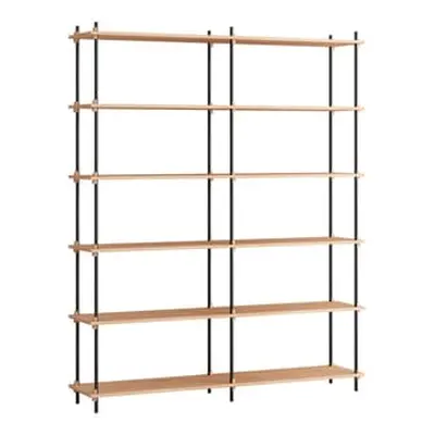 MOEBE - Etagère Shelving System - Bois naturel - MDF placage chêne