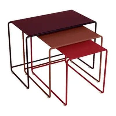 Fermob - Tables gigognes Oulala - Multicolore - Acier - Designer Studio Fermob