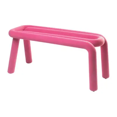 Moustache - Banc rembourré Bold - Rose - Mousse - Designer Big Game