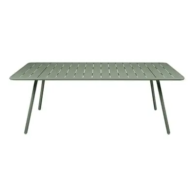 Fermob - Table rectangulaire Luxembourg - Vert - Aluminium laqué - Designer Frédéric Sofia