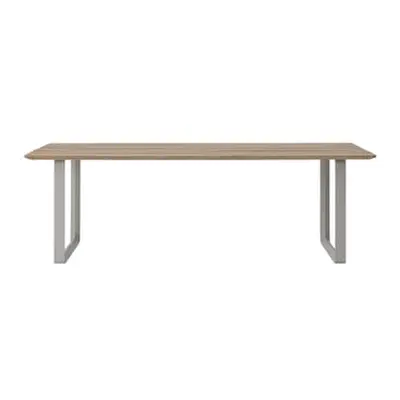 Muuto - Table rectangulaire 70/70 OUTDOOR - Bois naturel - Acajou Sapelli FSC - Designer Taf Arc