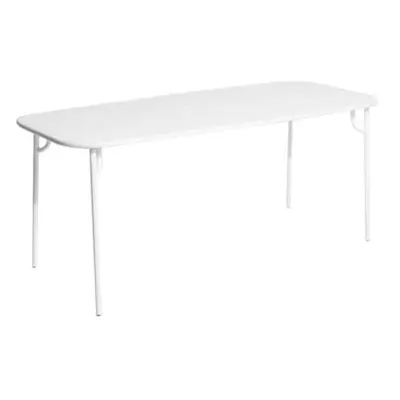 Petite Friture - Table rectangulaire Week-end - Blanc - Aluminium thermolaqué époxy - Designer S