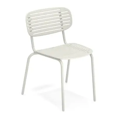 Emu - Chaise empilable Mom - Blanc - Acier verni - Designer Florent Coirier