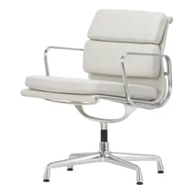 Vitra - Fauteuil rembourré Soft Pad - Blanc - Cuir de vache - Designer Charles & Ray Eames