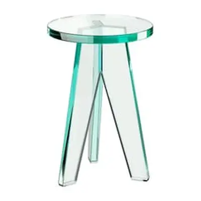 Glas Italia - Tabouret Crystal - Transparent - Verre - Designer Philippe Starck