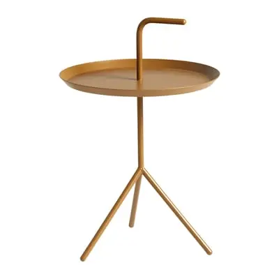 Hay - Table basse Don't Leave Me - Marron - Acier laqué - Designer Thomas Bentzen