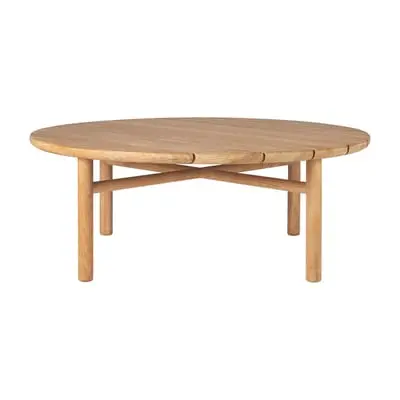 Ethnicraft - Table basse Quatro - Bois naturel - Teck massif - Designer Ethnicraft Design Studio