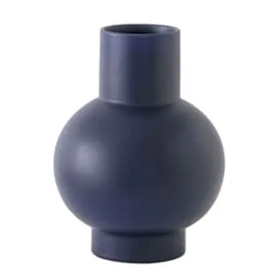 Raawii - Vase Strøm - Bleu - Céramique - Designer Nicholai Wiig-Hansen