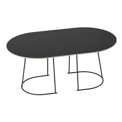 Muuto - Table basse Airy - Noir - Stratifié - Designer Cecilie Manz