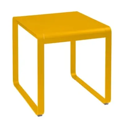 Fermob - Table carrée Bellevie - Jaune - Aluminium - Designer Pagnon & Pelhaître