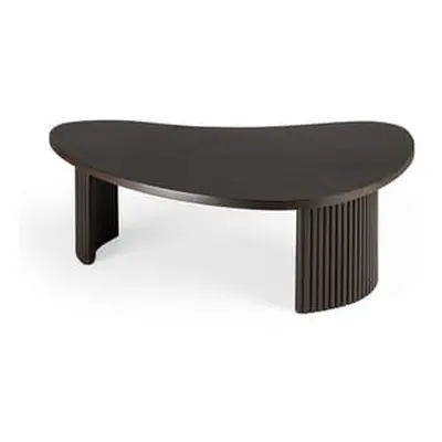 Ethnicraft - Table basse Boomerang - Bois naturel - Acajou massif teinté - Designer Alain van Ha