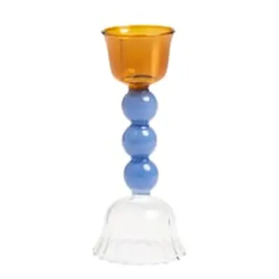 & klevering - Bougeoir Tulip - Multicolore - Verre