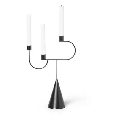 Ferm Living - Chandelier Bougeoirs - Noir - Métal peinture poudre - Designer Trine Andersen