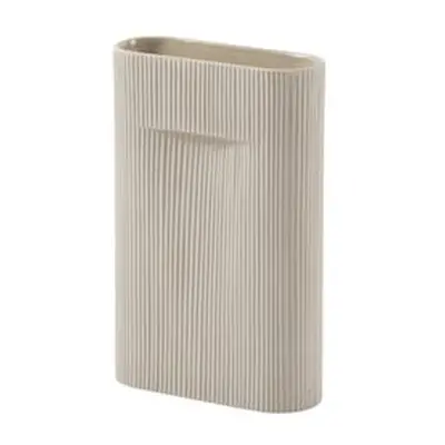 Muuto - Vase Ridge - Beige - Faïence - Designer Studio Kaksikko