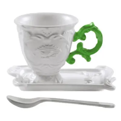 Seletti - Tasse à café I-Wares - Vert - Porcelaine - Designer Selab