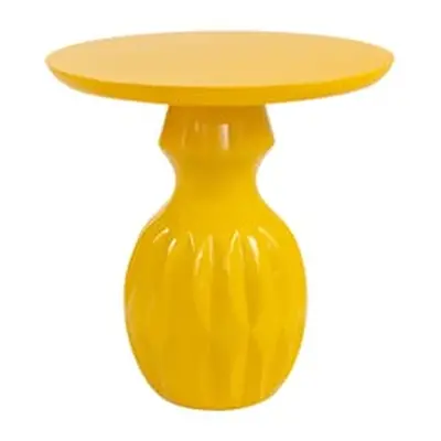 POPUS EDITIONS - Table d'appoint Tables - Jaune - Fibre de verre laquée - Designer Fanny Gicquel