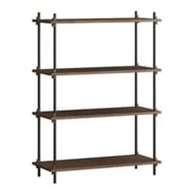 MOEBE - Etagère Shelving System - Marron - MDF placage chêne