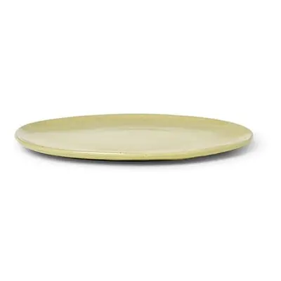 Ferm Living - Assiette Flow - Jaune - Porcelaine émaillée