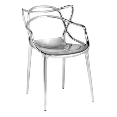 Kartell - Chaise empilable Masters - Métal - Technopolymère thermoplastique recyclé - Designer P