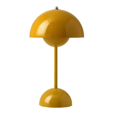 &tradition - Lampe sans fil rechargeable FlowerPot - Jaune - Polycarbonate - Designer Verner Pan