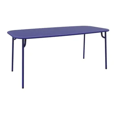 Petite Friture - Table rectangulaire Week-end - Bleu - Aluminium thermolaqué époxy - Designer St