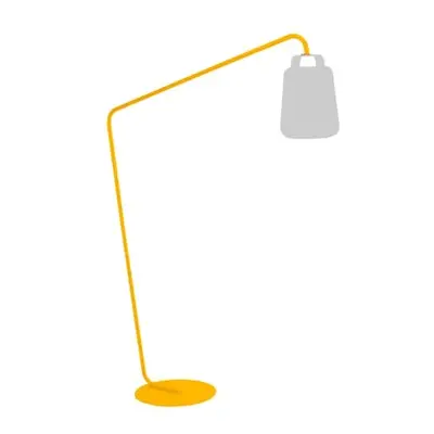 Fermob - Lampadaire d'extérieur sans fil Balad - Jaune - Acier peint - Designer Tristan Lohner