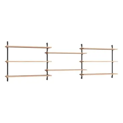 MOEBE - Etagère Wall Shelving - Bois naturel - MDF placage chêne