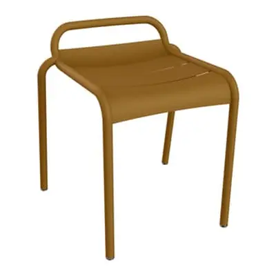 Fermob - Tabouret empilable Luxembourg - Jaune - Aluminium peint - Designer Frédéric Sofia