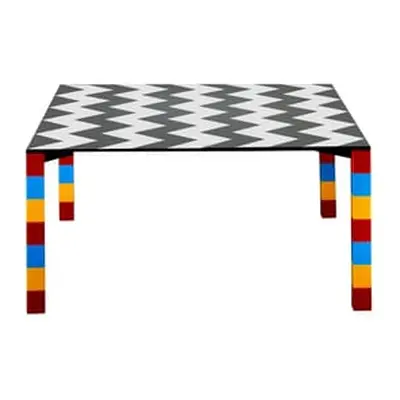 Memphis Milano - Table carrée meuble - Multicolore - Stratifié - Designer George Sowden