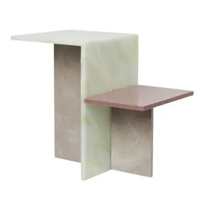 Ferm Living - Table d'appoint Distinct - Multicolore - Pierre acrylique - Designer Trine Anderse