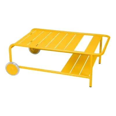 Fermob - Table basse Luxembourg - Jaune - Aluminium laqué - Designer Frédéric Sofia