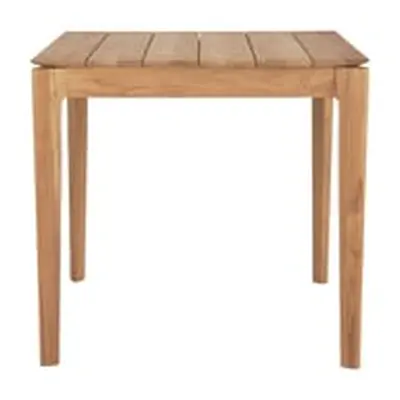 Ethnicraft - Table carrée Bok OUTDOOR - Bois naturel - Teck massif - Designer Alain van Havre