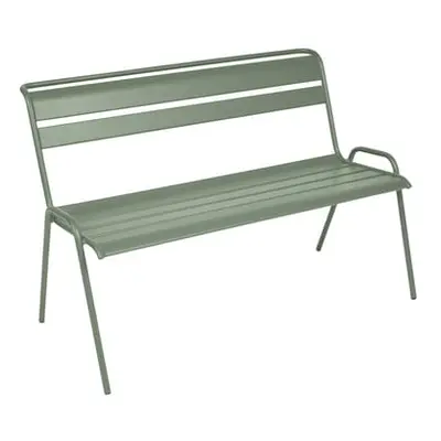 Fermob - Banc avec dossier Monceau - Vert - Acier peint - Designer Studio Fermob