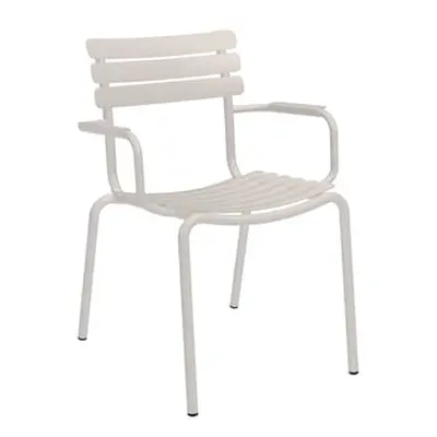 Houe - Fauteuil de repas empilable Alua - Blanc - Aluminium - Designer Henrik Pedersen