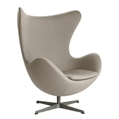 Fritz Hansen - Fauteuil rembourré Egg - Beige - Mousse de polyuréthane - Designer Arne Jacobsen