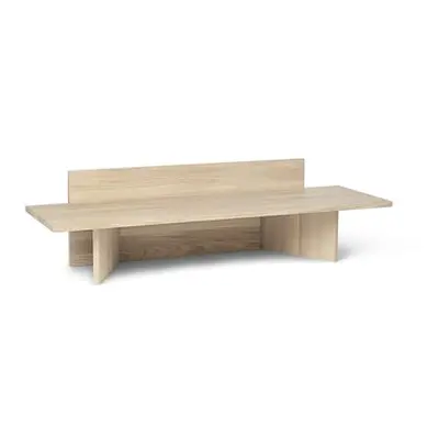 Ferm Living - Console basse Oblique - Bois naturel - Chêne massif - Designer Trine Andersen